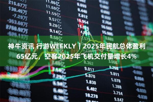 神牛资讯 行游WEEKLY｜2025年民航总体盈利65亿元，空客2025年飞机交付量增长4%