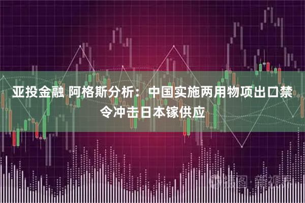 亚投金融 阿格斯分析：中国实施两用物项出口禁令冲击日本镓供应